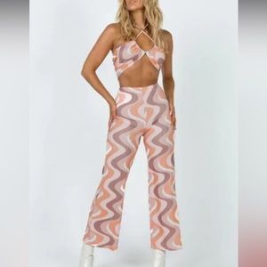 Princess Polly LATIANA 70S SET MULTI COLOR - TWO PIECE SET size 6 - new